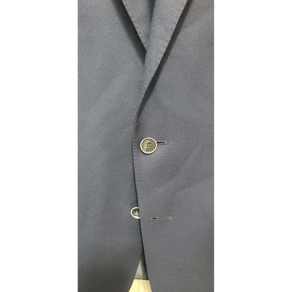 Joseph Abboud Heritage Men's Blue Angelico Fabric 2‎ Button Blazer Size 40 Long